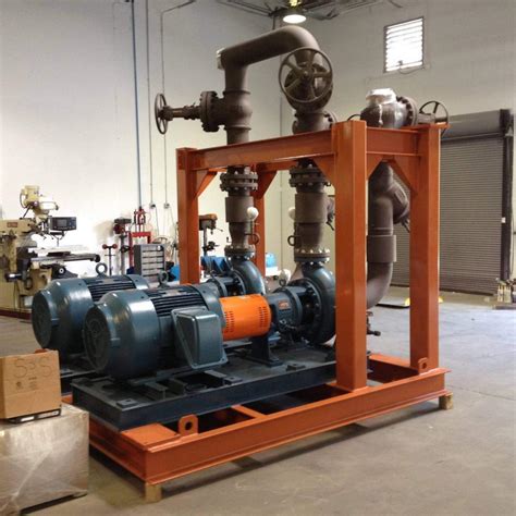 electric centrifugal fuel pump skid type|skid mounted pump pipe.